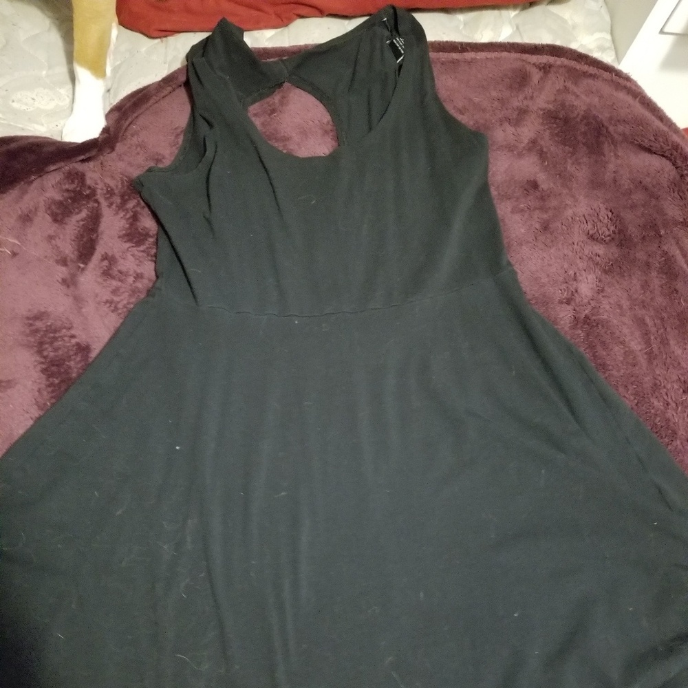 Black skater dress